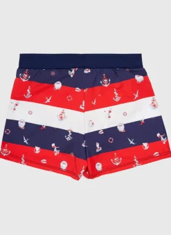 Kids Aqua Blu Admiral Lycra Swim Shorts