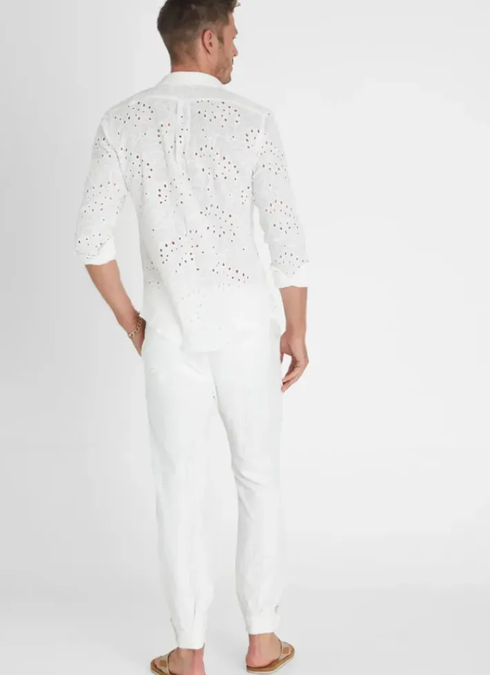 Women Aqua Blu Alabaster Caleb Pants