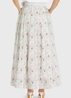 Women Aqua Blu Annette Maxi Skirt (SAMPLE)