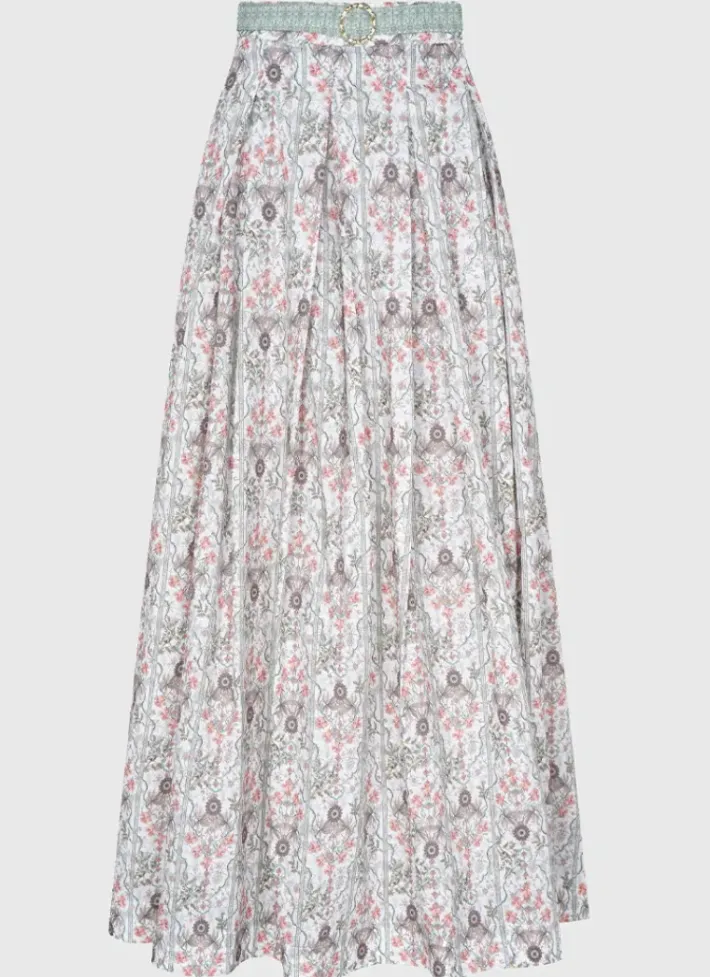 Women Aqua Blu Annette Maxi Skirt (SAMPLE)