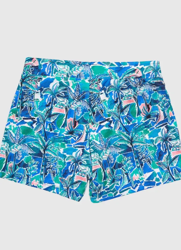 Kids Aqua Blu Lycra Swim Shorts