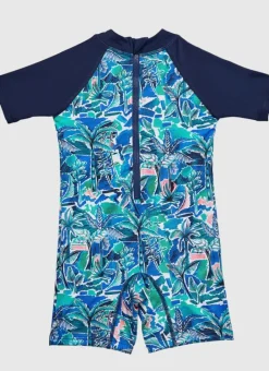 Kids Aqua Blu Sunsuit
