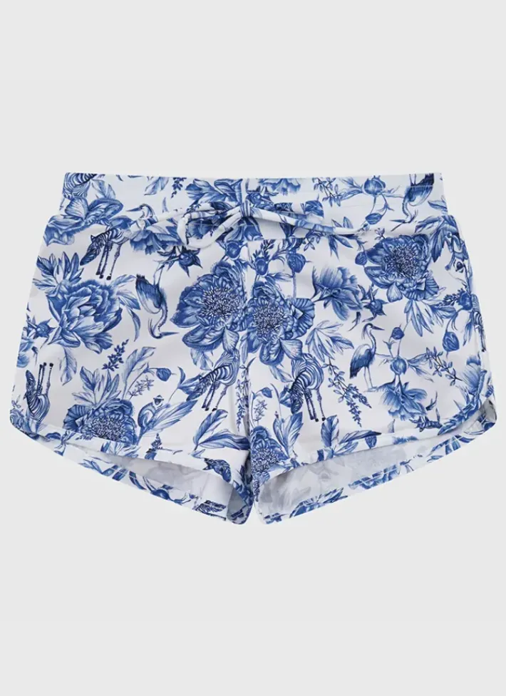 Kids Aqua Blu Lycra Boardshorts