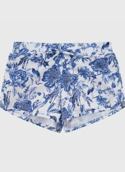 Kids Aqua Blu Lycra Boardshorts