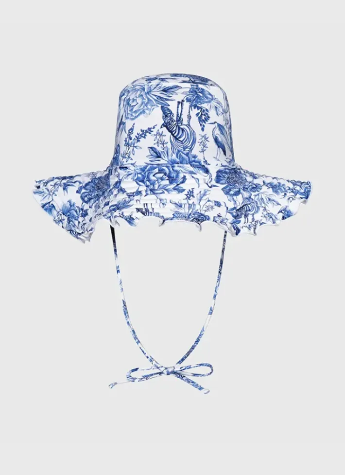 Kids Aqua Blu Lycra Hat