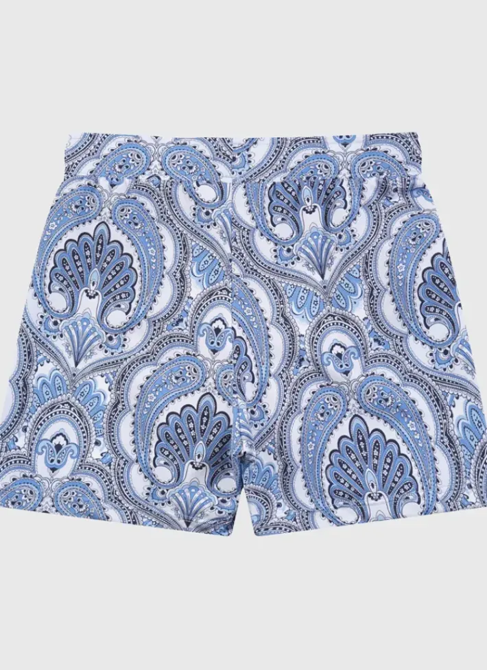 Kids/BOY Aqua Blu Lycra Swim Shorts