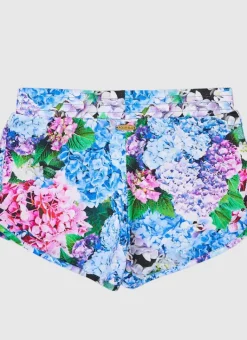 Kids Aqua Blu Lycra Boardshorts