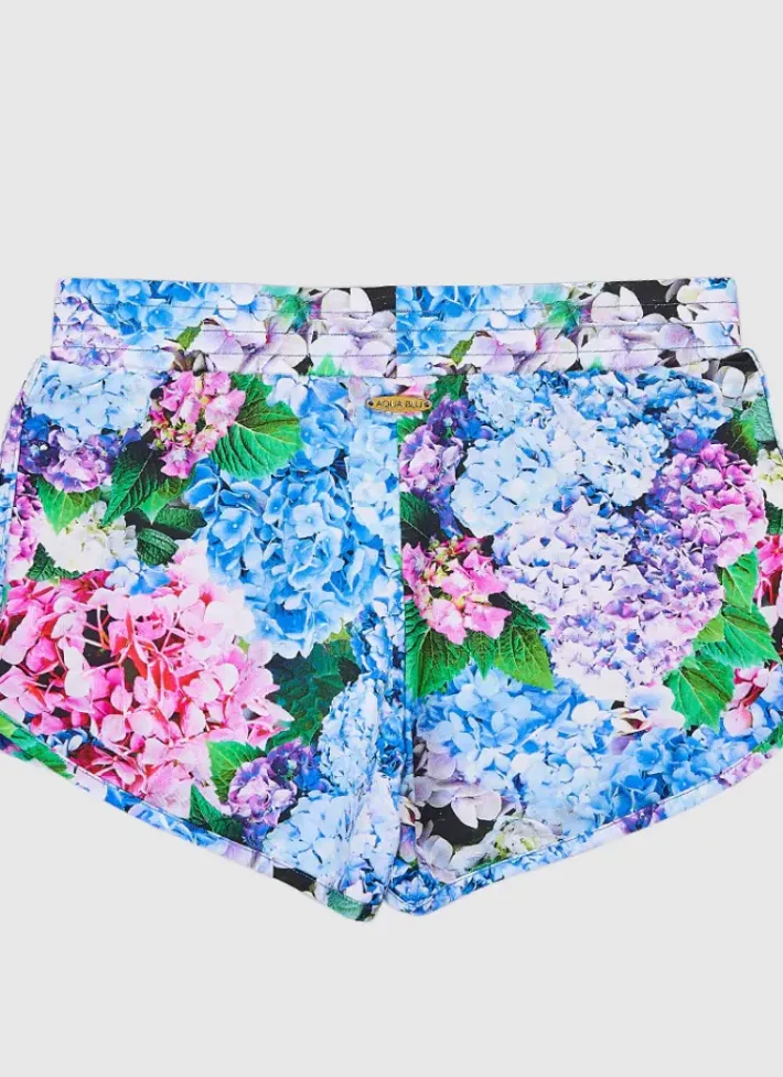 Kids Aqua Blu Lycra Boardshorts