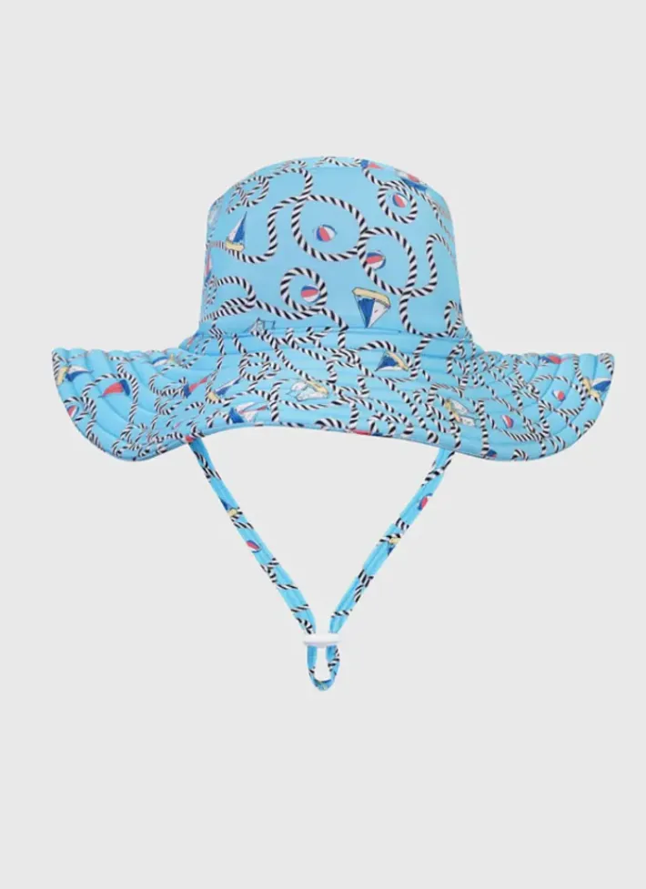 Kids/BOY Aqua Blu Sun Hat