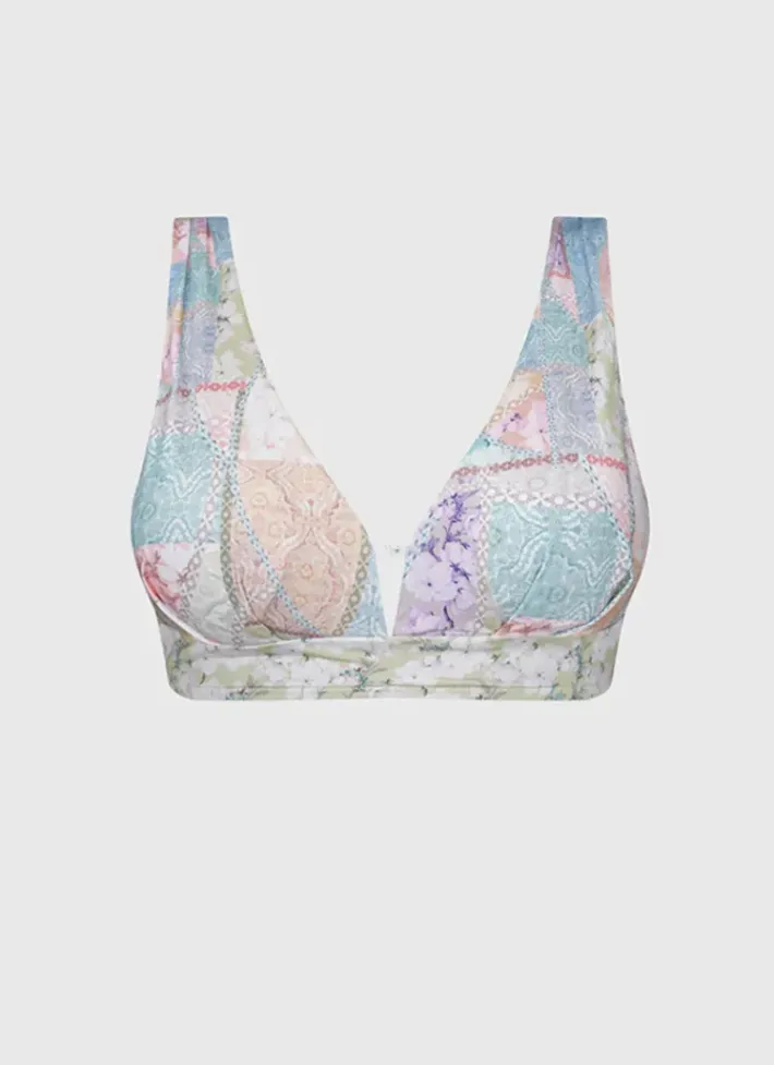 Women Aqua Blu Celeste D/DD Cup Top