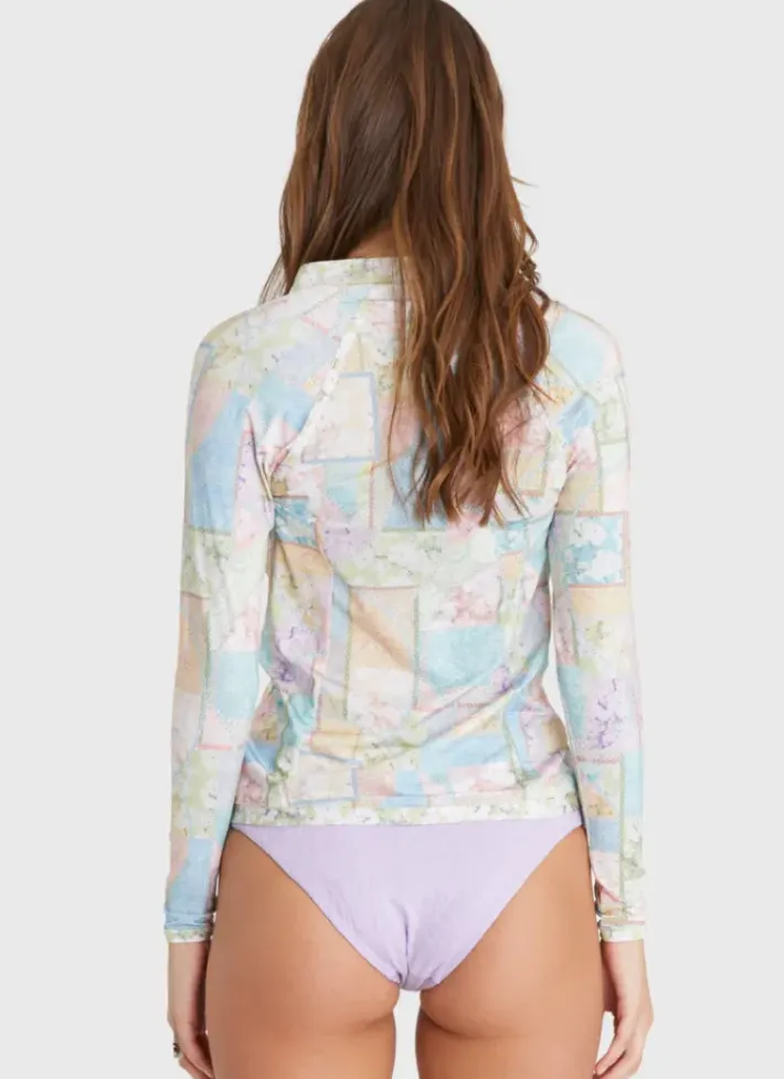 Women Aqua Blu Lyla Rash Guard