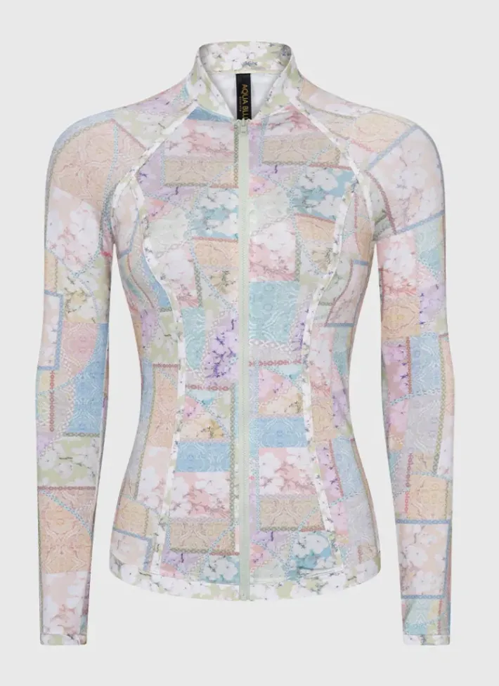 Women Aqua Blu Lyla Rash Guard