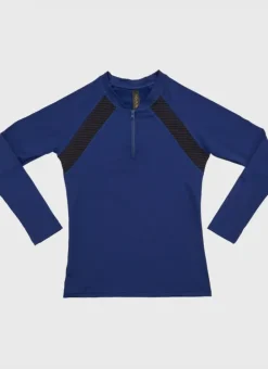 Kids/BOY Aqua Blu Building Blocks Long Sleeve Rash Vest