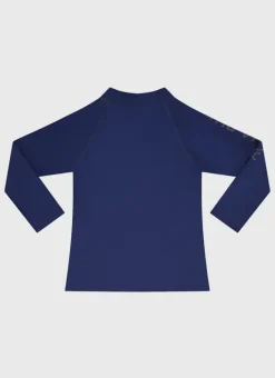 Kids/BOY Aqua Blu Building Blocks Long Sleeve Rash Vest (SAMPLE)