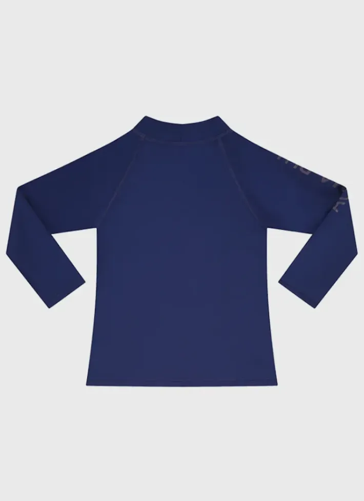 Kids/BOY Aqua Blu Building Blocks Long Sleeve Rash Vest (SAMPLE)