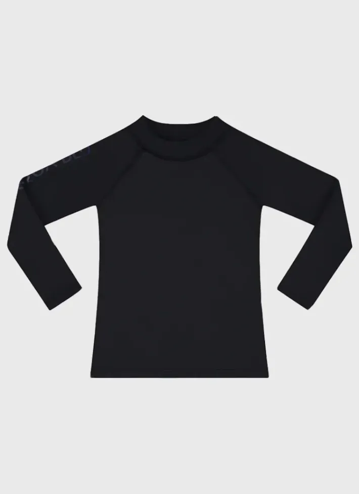 Kids/BOY Aqua Blu Building Blocks Long Sleeve Rash Vest