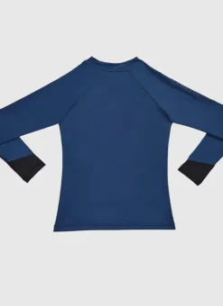 Kids Aqua Blu Building Blocks Long Sleeve Rash Vest (SAMPLE)