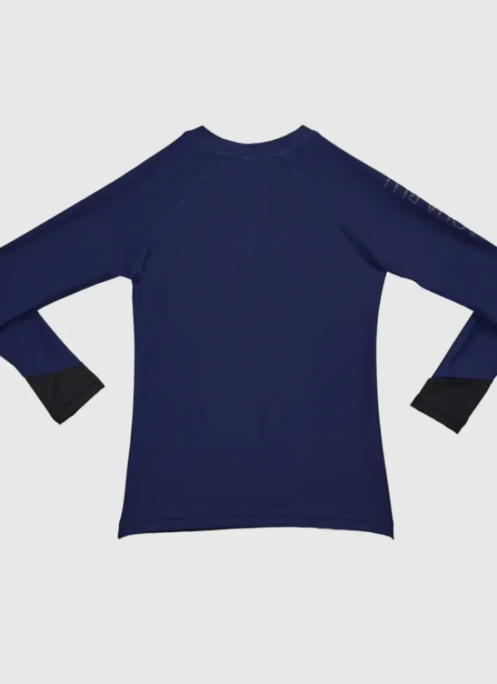 Kids Aqua Blu Building Blocks Long Sleeve Rash Vest (SAMPLE)