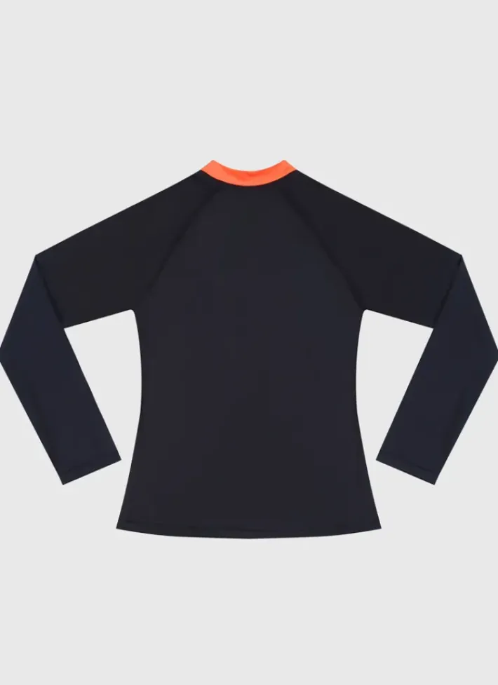 Kids/BOY Aqua Blu Building Blocks Long Sleeve Rash Vest