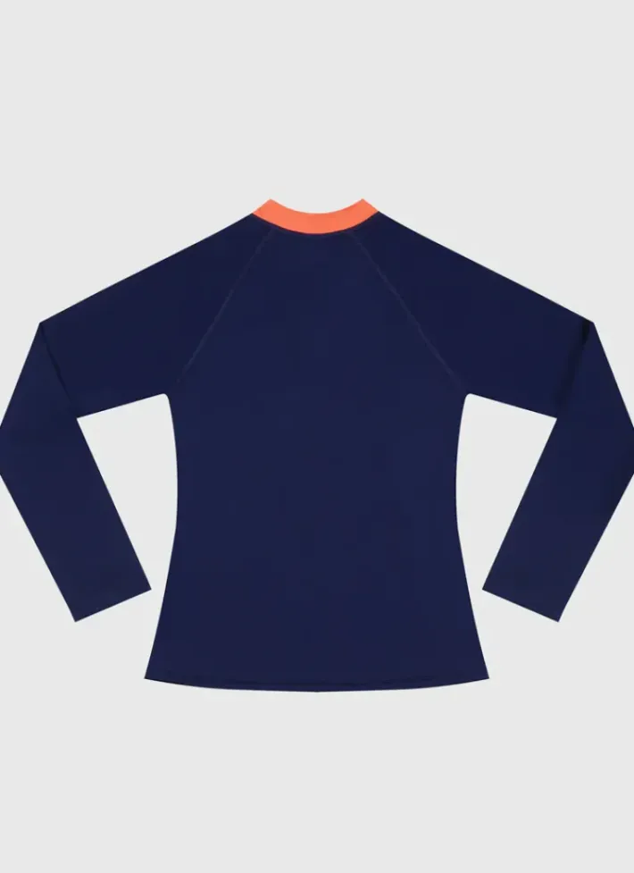 Kids/BOY Aqua Blu Building Blocks Long Sleeve Rash Vest