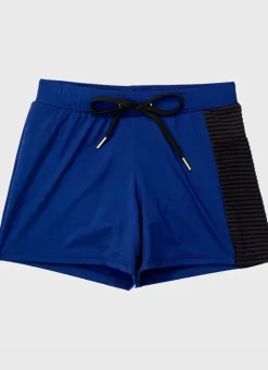 Kids/BOY Aqua Blu Building Blocks Lycra Swim Shorts