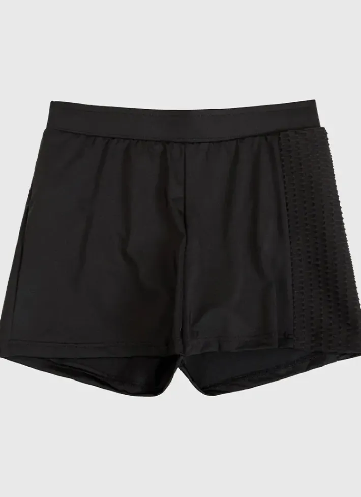 Kids Aqua Blu Building Blocks Lycra Swim Shorts