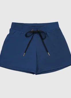 Kids Aqua Blu Building Blocks Lycra Swim Shorts