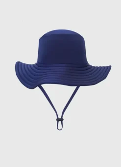Kids/BOY Aqua Blu Building Blocks Sun Hat - Kids