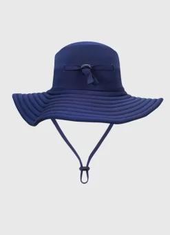 Kids/BOY Aqua Blu Building Blocks Sun Hat - Kids
