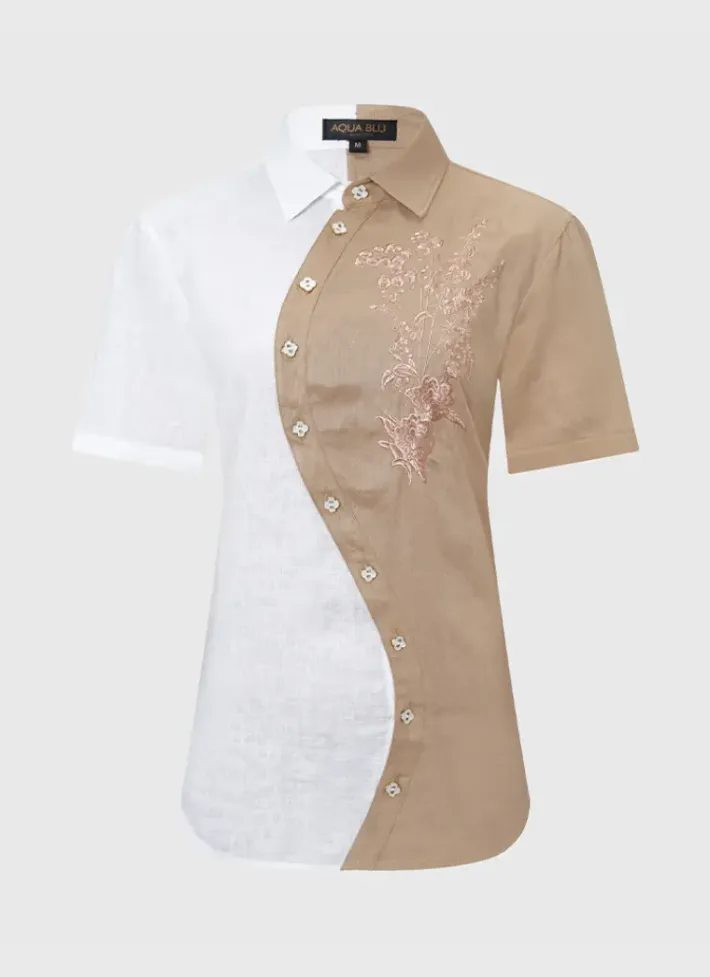 Women Aqua Blu Liam Shirt