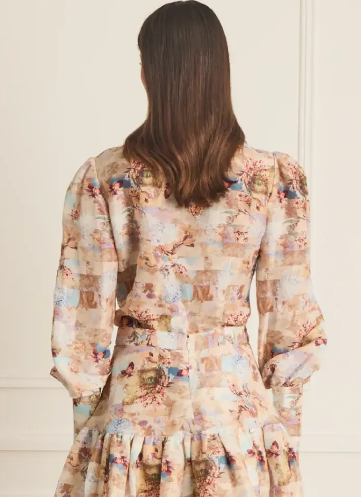 Women Aqua Blu Daphne Blouse