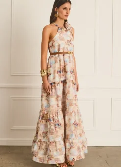 Women Aqua Blu Kerilee Maxi Dress