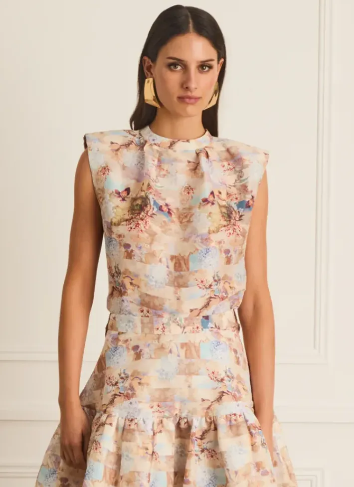 Women Aqua Blu Klara Top