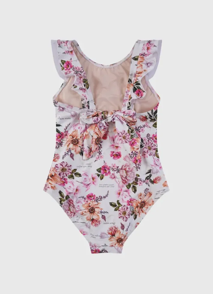 Kids Aqua Blu Frill One Piece