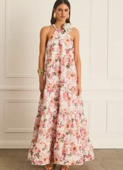 Women Aqua Blu Kerilee Maxi Dress