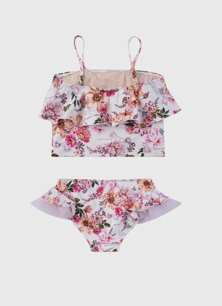 Kids Aqua Blu Tankini Set