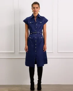 Women Aqua Blu Éclat Addison Dress