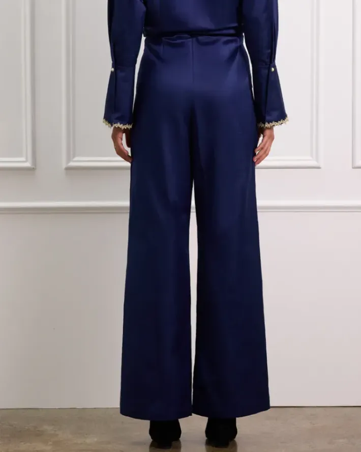 Women Aqua Blu Éclat Chloe Pants