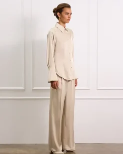 Women Aqua Blu Éclat Juliette Blouse