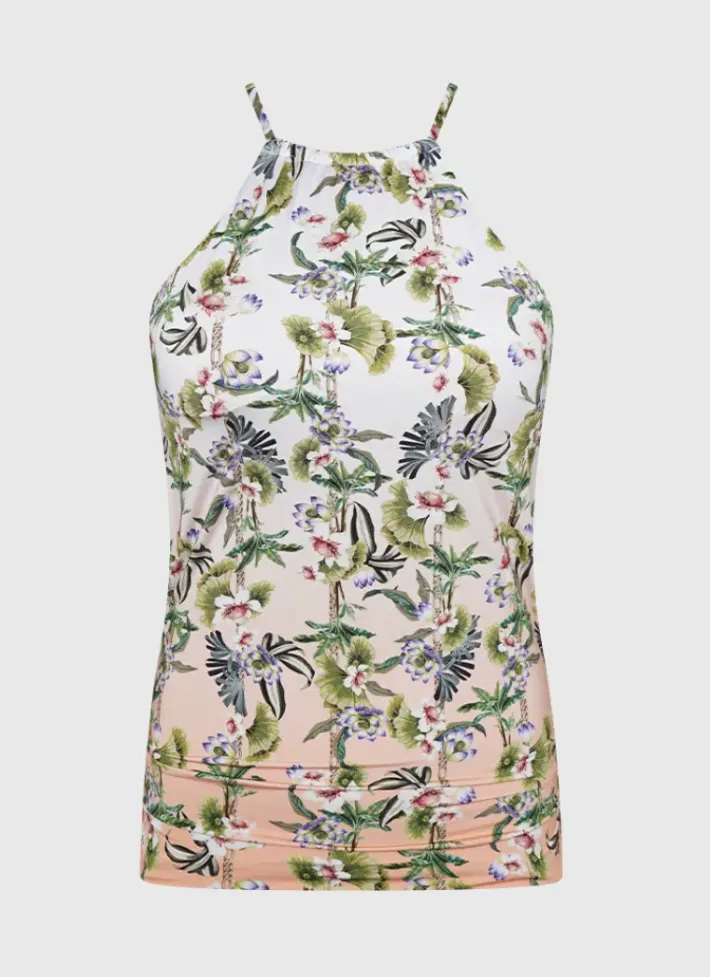 Women Aqua Blu Lawley Tankini
