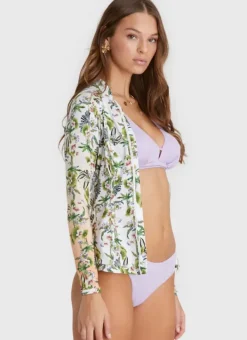 Women Aqua Blu Lyla Rash Guard