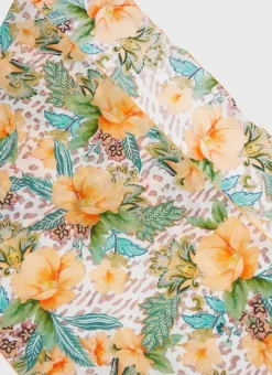 Women Aqua Blu Dahlia Scarf
