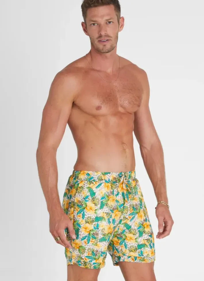 Women Aqua Blu Dahlia Taylor Shorts