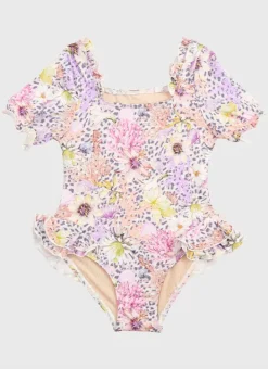 Kids Aqua Blu Short Sleeve One Piece