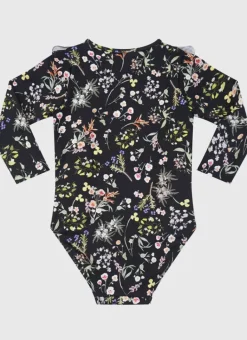 Kids Aqua Blu Long Sleeve One Piece