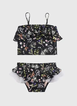 Kids Aqua Blu Tankini Set