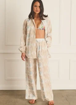 Women Aqua Blu Resort Pants