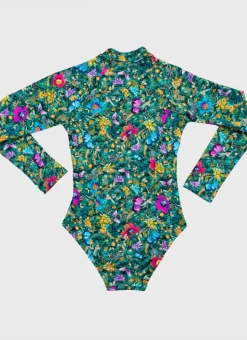 Kids Aqua Blu Long Sleeve One Piece