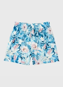 Kids/BOY Aqua Blu Lycra Boardshorts