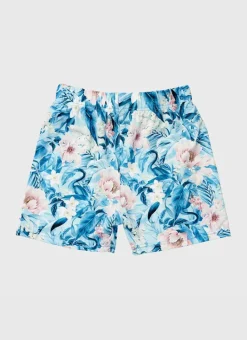 Kids/BOY Aqua Blu Lycra Boardshorts